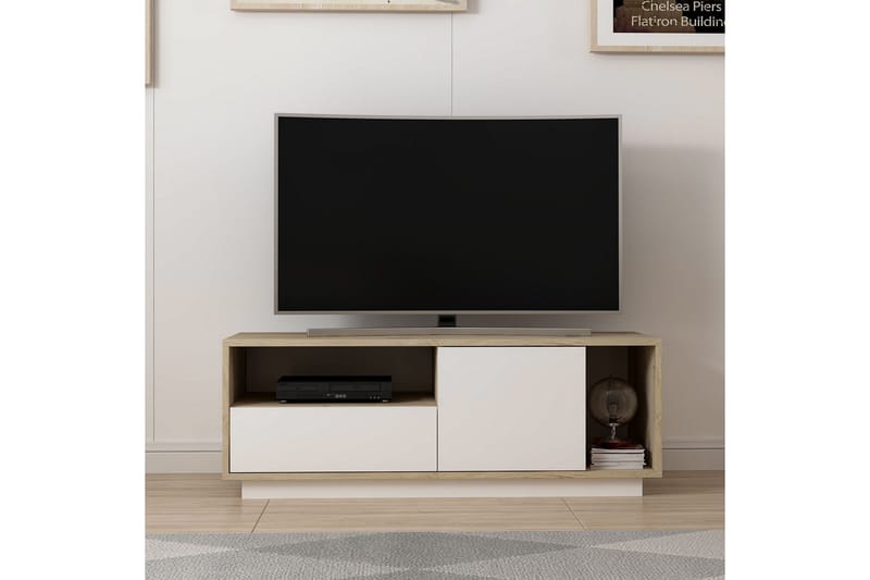 Adesis Tv-bänk 120 cm - Hvid - Møbler - TV borde & mediemøbler - TV-borde