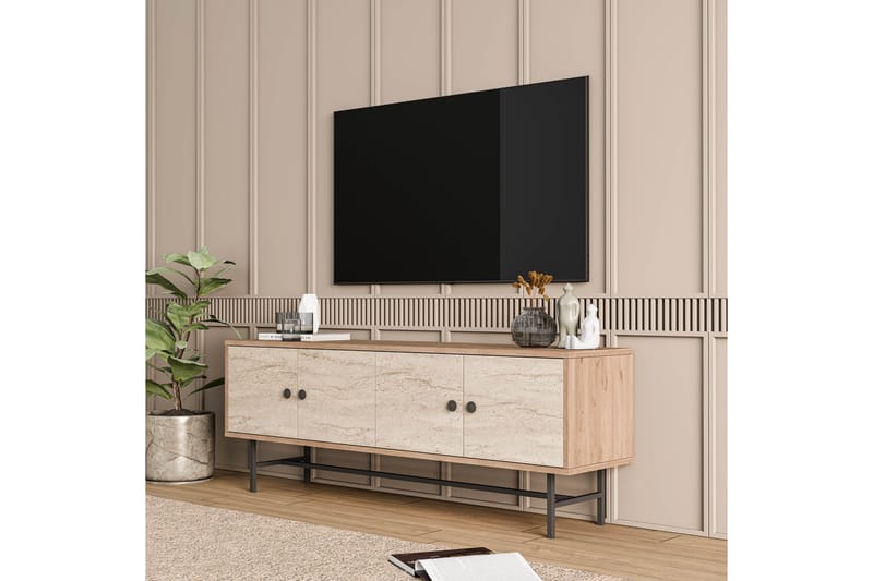 Almasi Tv-bænk 150 cm - Eg - Møbler - TV borde & mediemøbler - TV-borde