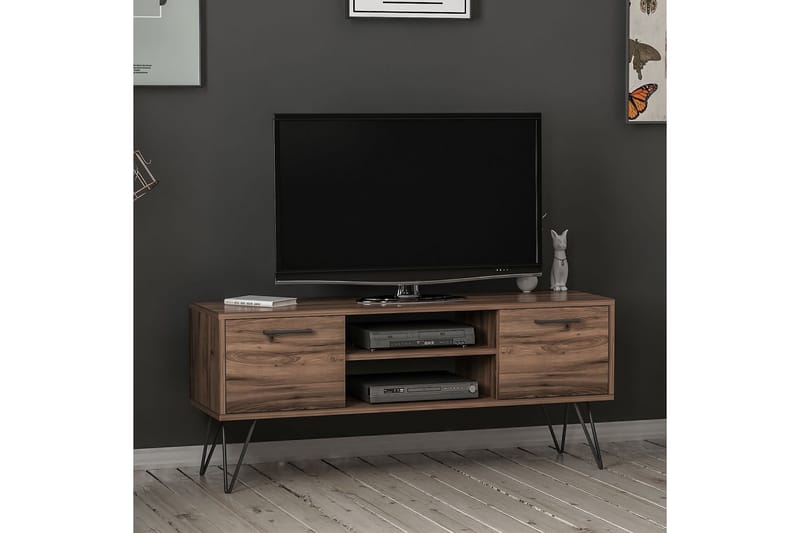 Almire Tv-bänk 35 cm - Valnød - Møbler - TV borde & mediemøbler - TV-borde