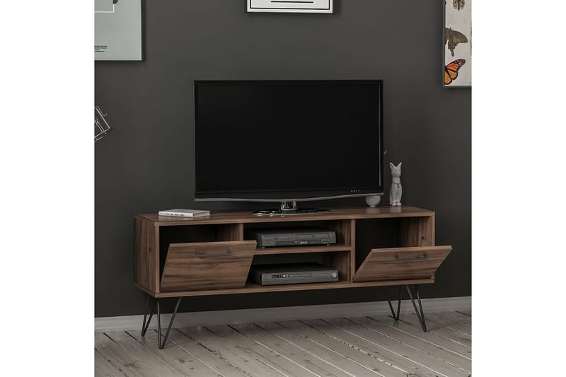 Almire Tv-bänk 35 cm - Valnød - Møbler - TV borde & mediemøbler - TV-borde