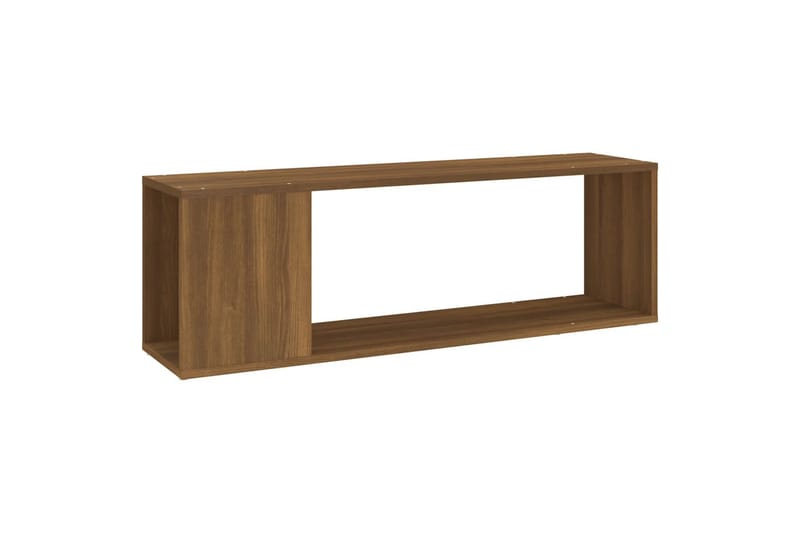 beBasic tv-bord 100x24x32 cm konstrueret træ brun egetræ - Brun - Møbler - TV borde & mediemøbler - TV-borde