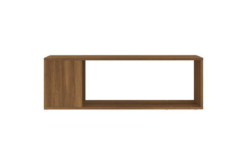 beBasic tv-bord 100x24x32 cm konstrueret træ brun egetræ - Brun - Møbler - TV borde & mediemøbler - TV-borde