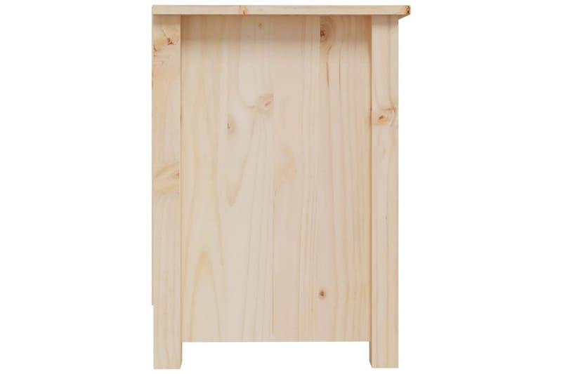 beBasic tv-bord 70x36,5x52 cm massivt fyrretræ - Brun - Møbler - TV borde & mediemøbler - TV-borde