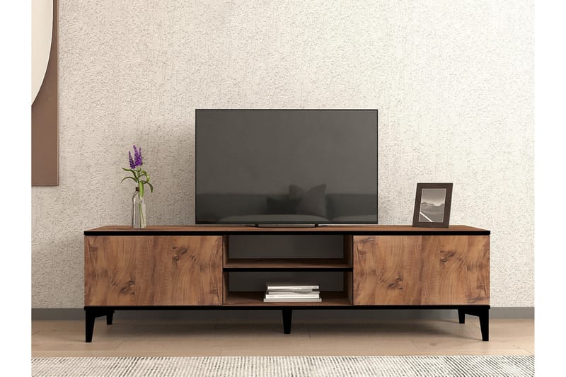 Begi Tv-bänk 180 cm - Brun/Sort - Møbler - TV borde & mediemøbler - TV-borde