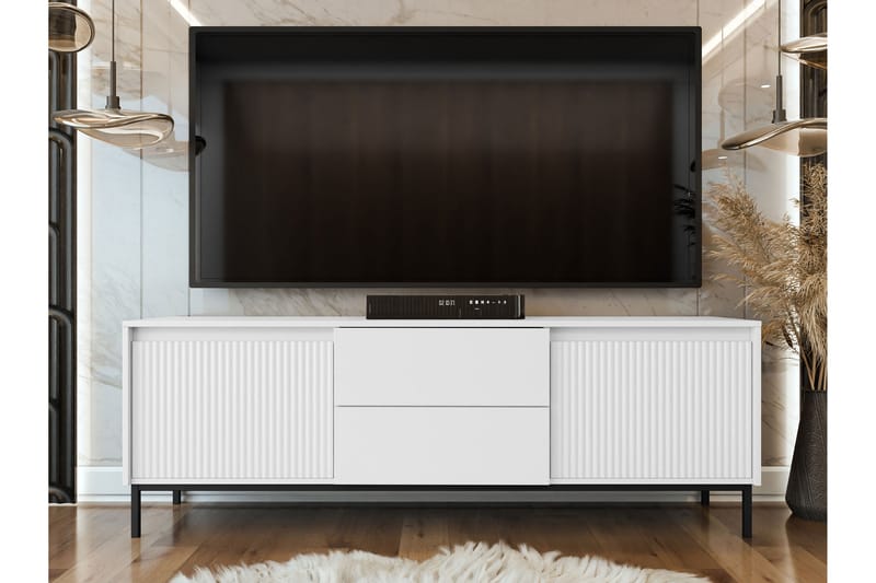 Bjurholm Tv-bænk 174 cm - Hvid - Møbler - TV borde & mediemøbler - TV-borde