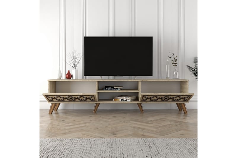 Chass Tv-bänk 180 cm - Beige - Møbler - TV borde & mediemøbler - TV-borde