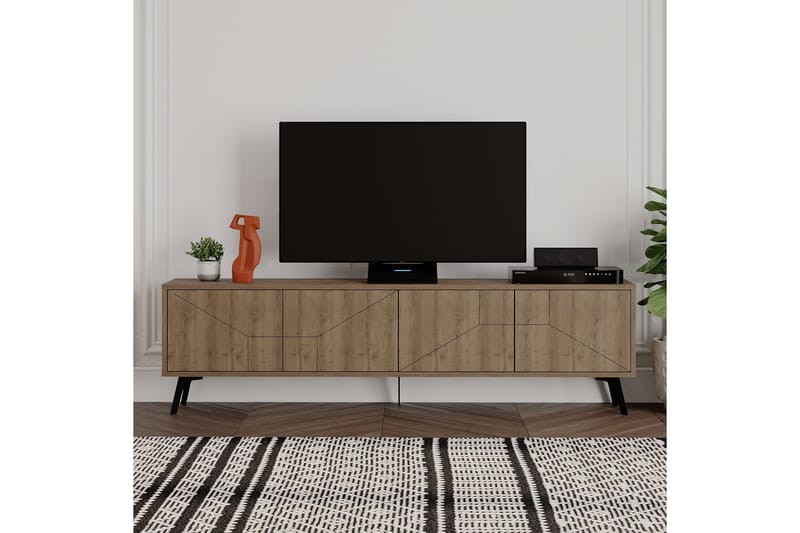 Dune Tv-bænk 180 cm - Brun - Møbler - TV borde & mediemøbler - TV-borde