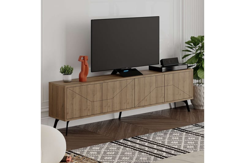 Dune Tv-bænk 180 cm - Brun - Møbler - TV borde & mediemøbler - TV-borde