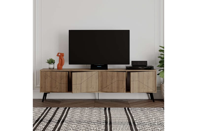 Dune Tv-bænk 180 cm - Brun - Møbler - TV borde & mediemøbler - TV-borde