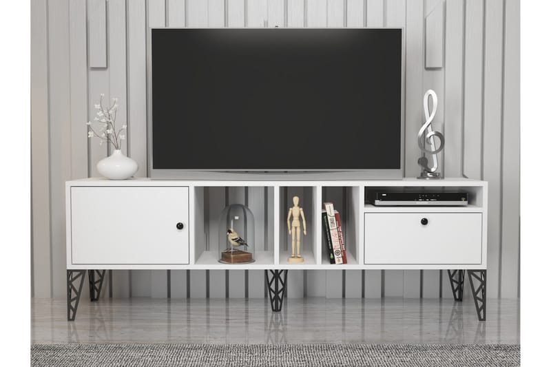 Elspet Tv-bænk 160 cm - Hvid - Møbler - TV borde & mediemøbler - TV-borde