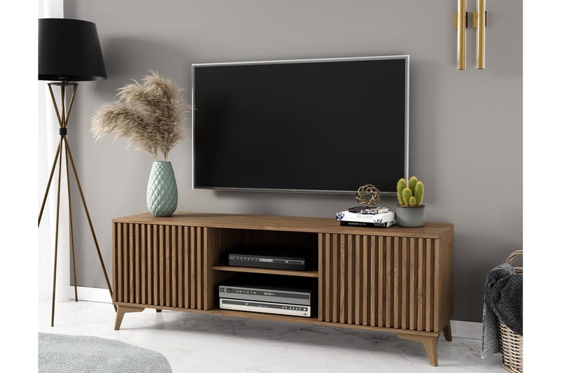 Entsian TV-skab 150 cm - Brun - Møbler - TV borde & mediemøbler - TV-skab