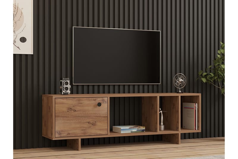 Folsom Tv-bænk 140 cm - Brun - Møbler - TV borde & mediemøbler - TV-borde