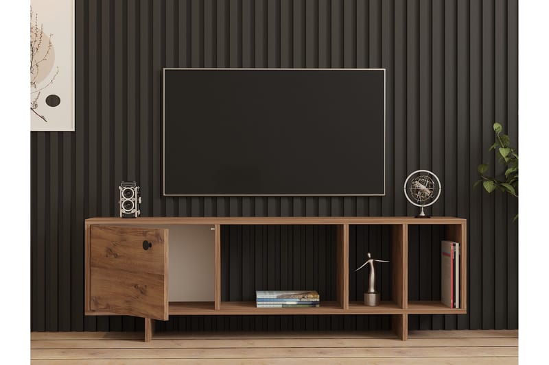 Folsom Tv-bænk 140 cm - Brun - Møbler - TV borde & mediemøbler - TV-borde