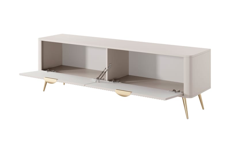 Forba TV-benk 164 cm - Beige - Møbler - TV borde & mediemøbler - TV-borde