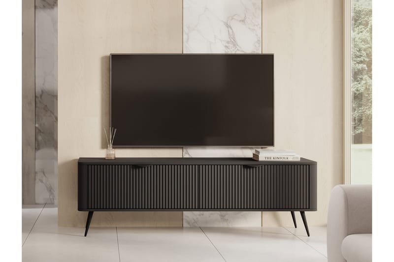 Forba TV-benk 164 cm - Sort - Møbler - TV borde & mediemøbler - TV-borde