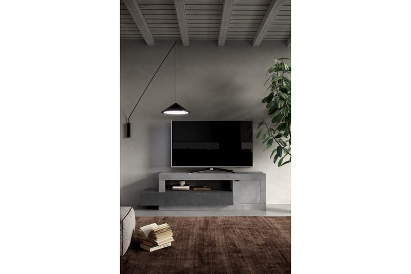 Freedom TV-bænk 159x42 cm - Grå - Møbler - TV borde & mediemøbler - TV-borde