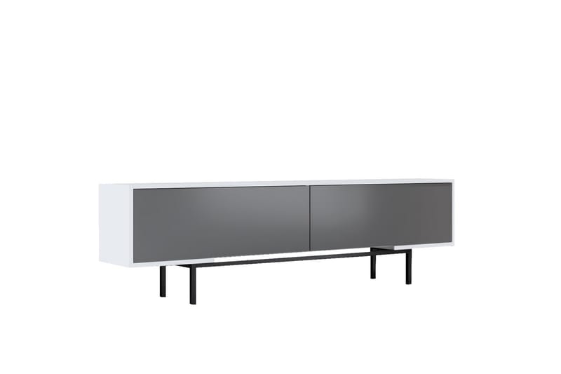 Germaine TV-bord 180 cm - Antracit/Hvid/Sort - Møbler - TV borde & mediemøbler - TV-borde