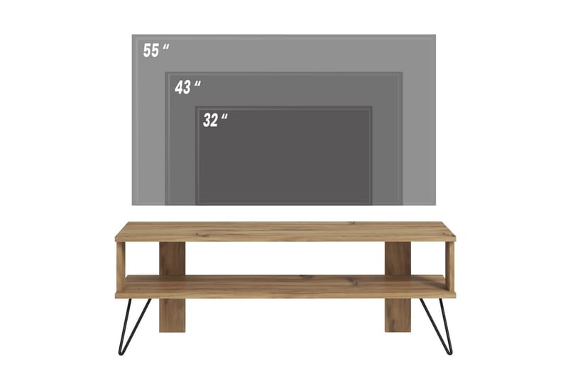 Greger TV-bord 120 cm - Eg - Møbler - TV borde & mediemøbler - TV-borde