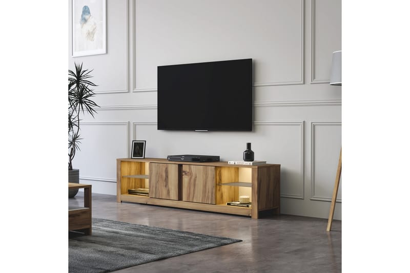 Griselda TV-bord 180 cm - Eg - Møbler - TV borde & mediemøbler - TV-borde