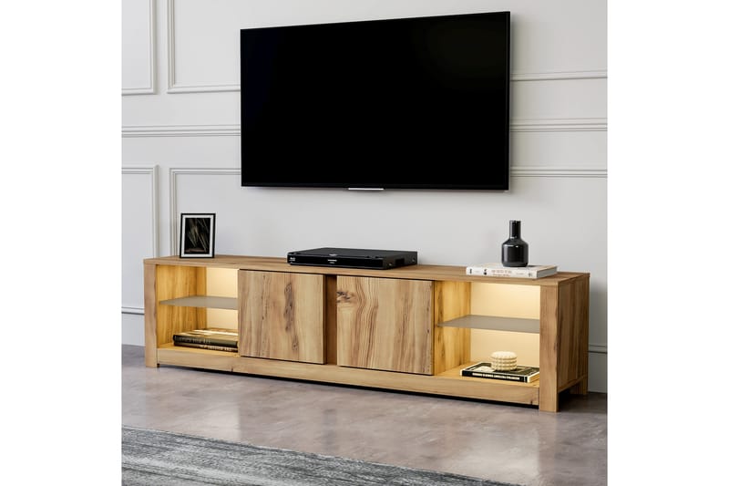 Griselda TV-bord 180 cm - Eg - Møbler - TV borde & mediemøbler - TV-borde