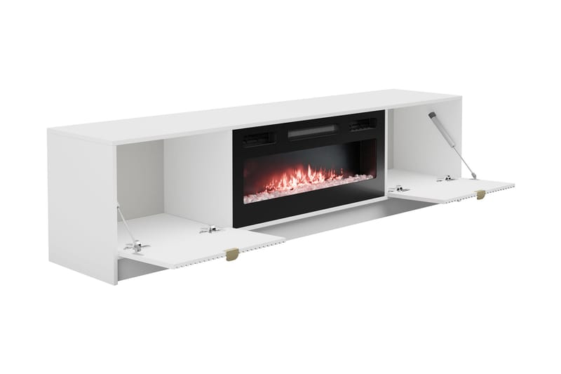 Gudelia Tv-bord 182 cm - Beige - Møbler - TV borde & mediemøbler - TV-borde