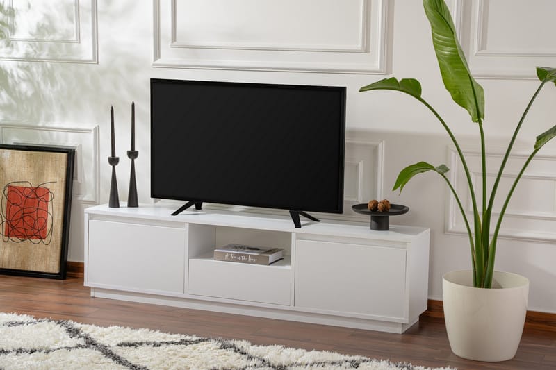 Gulliver TV-bord 160 cm - Hvid - Møbler - TV borde & mediemøbler - TV-borde