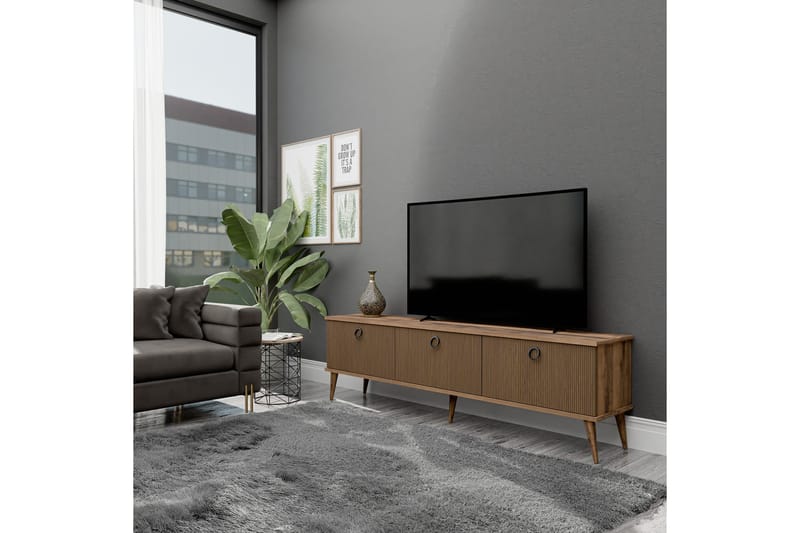 Hathorne Tv-bænk 180 cm - Valnød - Møbler - TV borde & mediemøbler - TV-borde