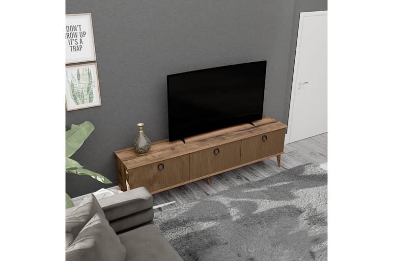 Hathorne Tv-bænk 180 cm - Valnød - Møbler - TV borde & mediemøbler - TV-borde