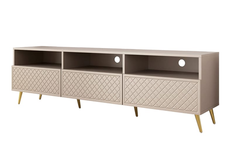 Hester Tv-bænk 195 cm - Sand beige - Møbler - TV borde & mediemøbler - TV-borde