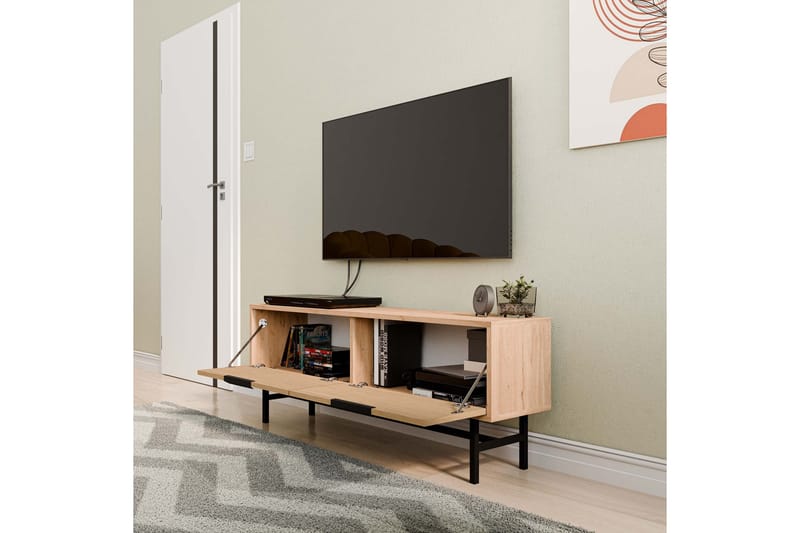 Hillel Tv-bænk 138 cm - Eg - Møbler - TV borde & mediemøbler - TV-borde