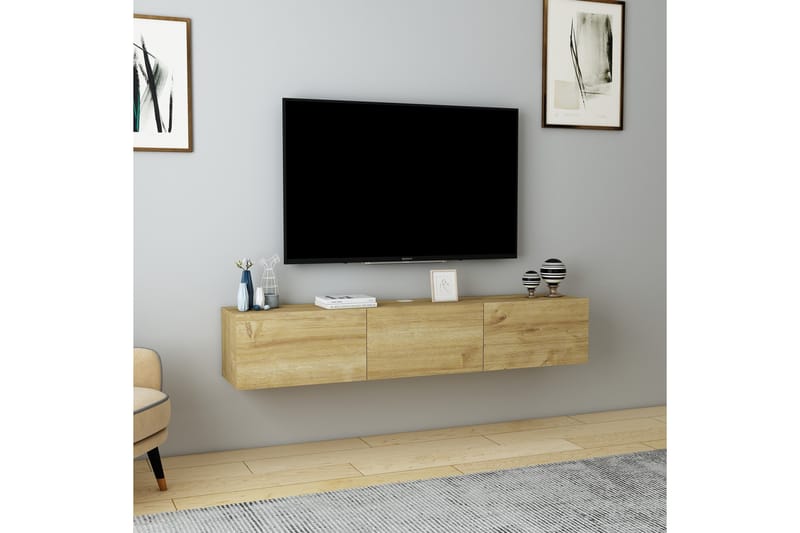 Hopper Tv-bænk 160 cm - Eg - Møbler - TV borde & mediemøbler - TV-borde