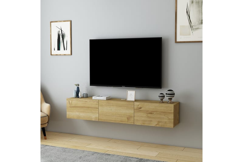 Hopper Tv-bænk 160 cm - Eg - Møbler - TV borde & mediemøbler - TV-borde