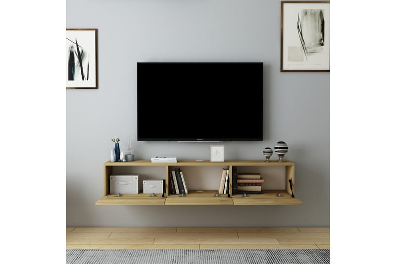 Hopper Tv-bænk 160 cm - Eg - Møbler - TV borde & mediemøbler - TV-borde