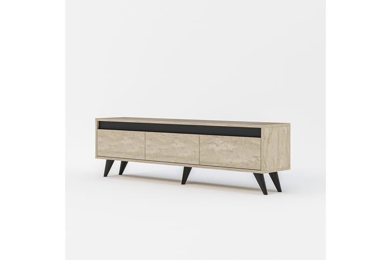 Hume Tv-bænk 150 cm - Beige/Antracit - Møbler - TV borde & mediemøbler - TV-borde