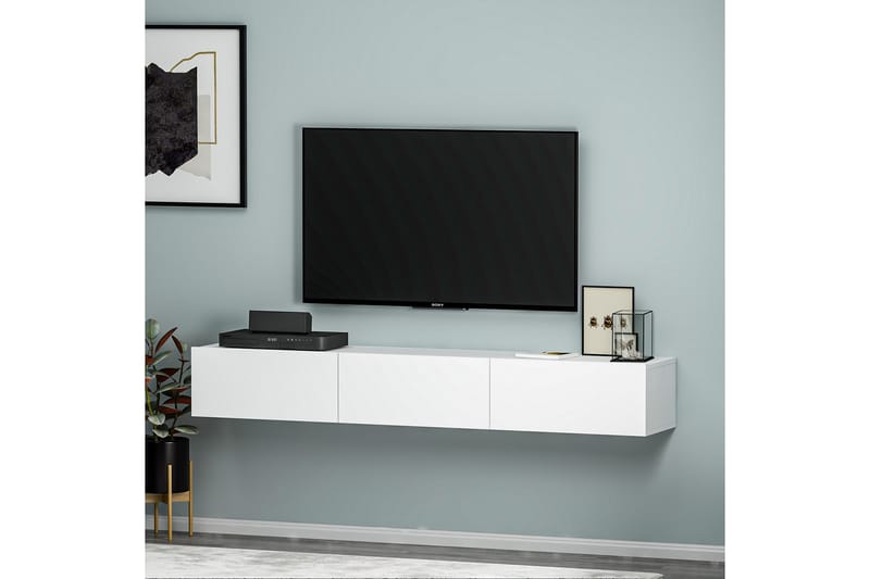 Interlaken Tv-bænk 180 cm - Hvid - Møbler - TV borde & mediemøbler - TV-borde