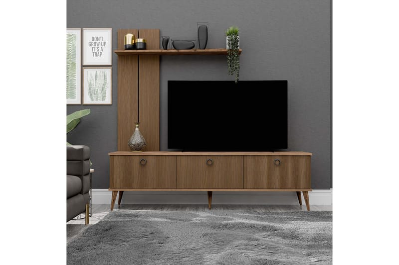 Interlaken Tv-bænk 180 cm - Valnød - Møbler - TV borde & mediemøbler - TV-borde