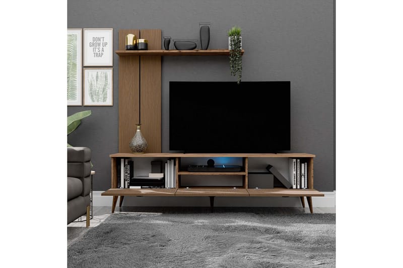 Interlaken Tv-bænk 180 cm - Valnød - Møbler - TV borde & mediemøbler - TV-borde