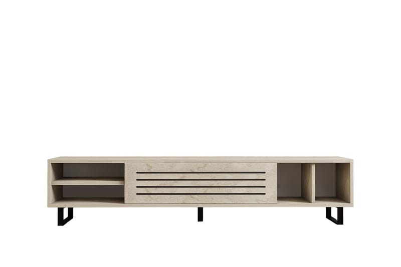 Lamal Tv-bænk 160 cm - Beige - Møbler - TV borde & mediemøbler - TV-borde