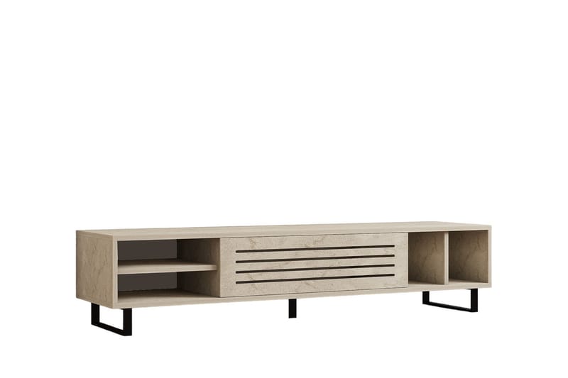 Lamal Tv-bænk 160 cm - Beige - Møbler - TV borde & mediemøbler - TV-borde