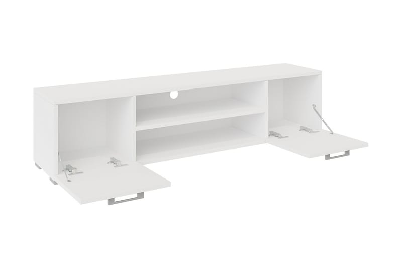 Lindesberg Tv-bord 156 cm - Hvid - Møbler - TV borde & mediemøbler - TV-borde