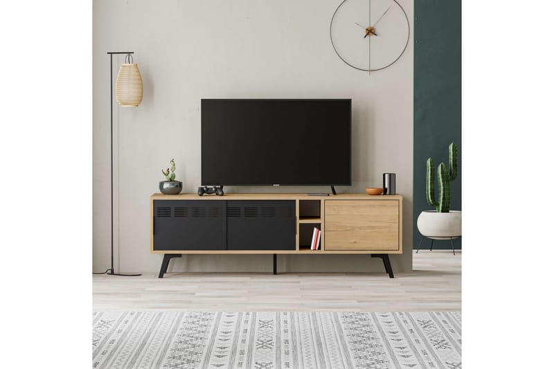 Lulia Tv-bænk 148,2 cm - Brun/Eg - Møbler - TV borde & mediemøbler - TV-borde