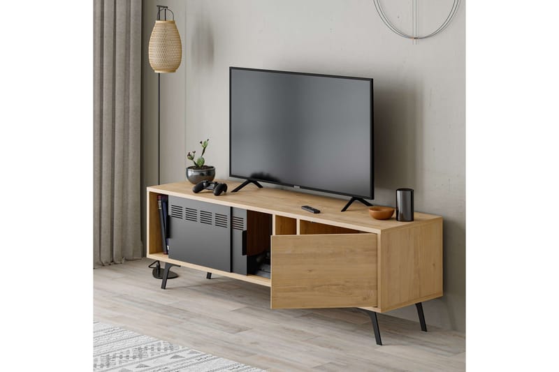 Lulia Tv-bænk 148,2 cm - Brun/Eg - Møbler - TV borde & mediemøbler - TV-borde