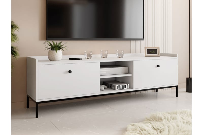 Mariestad Tv-bord 180 cm - Hvid - Møbler - TV borde & mediemøbler - TV-borde