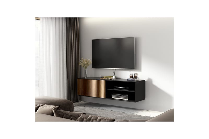 Meorati TV-bænk 40x150 cm - Brun - Møbler - TV borde & mediemøbler - TV-borde