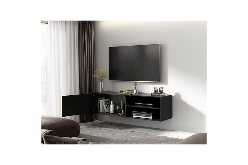 Meorati TV-bænk 40x150 cm - Brun - Møbler - TV borde & mediemøbler - TV-borde