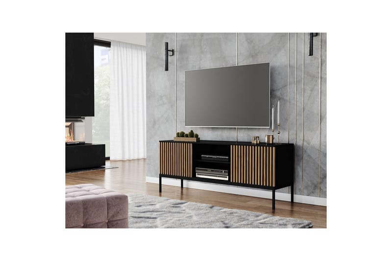 Meorati TV-skab 150 cm - Brun - Møbler - TV borde & mediemøbler - TV-skab