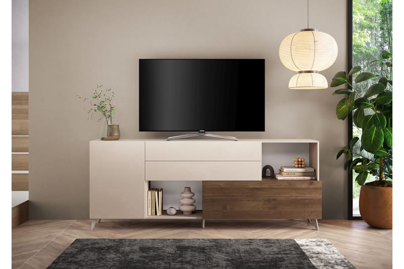 Monaco TV-bænk 241x42 cm - Messing - Møbler - TV borde & mediemøbler - TV-borde