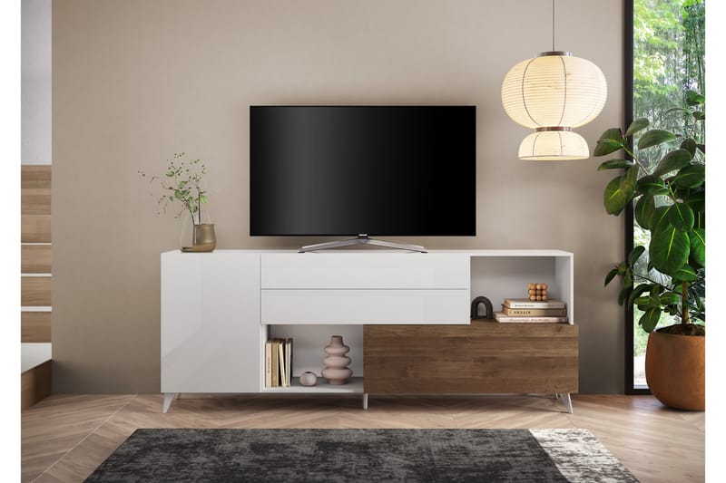 Monaco TV-bænk 241x42 cm - Messing - Møbler - TV borde & mediemøbler - TV-borde