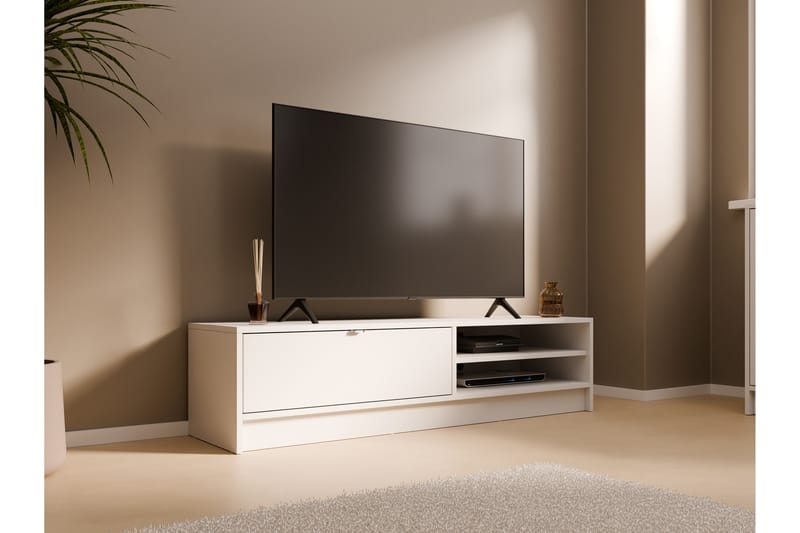 Munkedal Tv-bord 150 cm - Hvid - Møbler - TV borde & mediemøbler - TV-borde