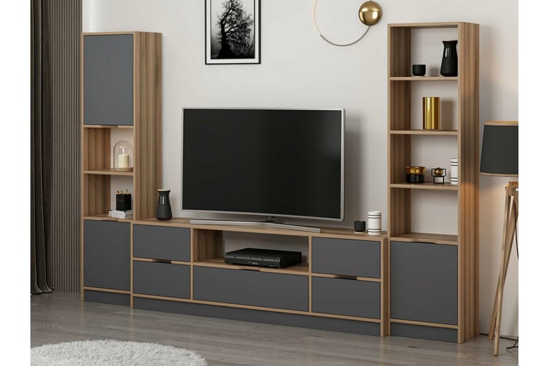 Munna Tv-skab 180 cm - Antracit - Møbler - TV borde & mediemøbler - TV-skab